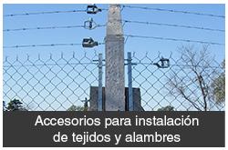 Accesorios para instalación de tejidos