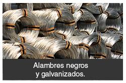 Alambres negros y galvanizados